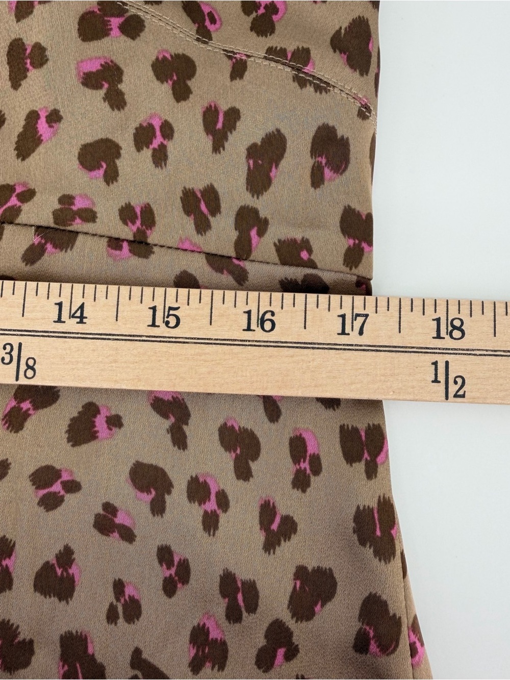 CAbi Casino Leopard Print Matte Satin Slip Dress Small - Picture 6 of 7
